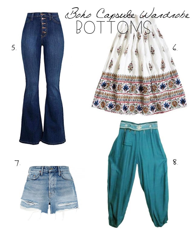 bohemian attire for female pants