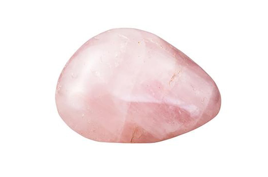 Clear Pink Crystals, Transparent Pink Love Gems - Golden Light