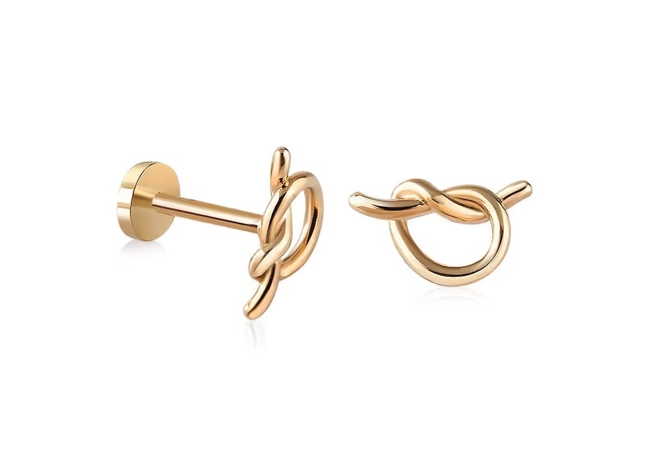27 Stud Statement Earrings - Cool Rose Gold and Silver Stud Earrings for  Women