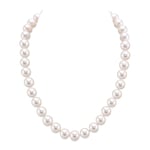 9.5-10.5mm White Freshwater Pearl Necklace- AAAA Quality