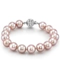 8.5-9.5mm Pink Freshwater Pearl Bracelet - AAAA Quality