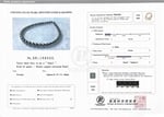 9-11.4mm Peacock Tahitian South Sea Pearl Necklace - PSL Certified - Secondary Image