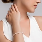 5.5-6.0mm Akoya White Pearl Bracelet - Secondary Image