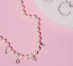 7.0-7.5mm White Freshwater Pearl Necklace - AAA Quality - Third Image