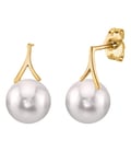 Japanese Akoya Certified Hanadama Pearl Lindsey Earrings