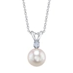 Akoya Pearl & Diamond Classic Pendant