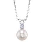 Akoya Pearl & Diamond Classic Pendant