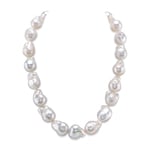 14.1-19.5mm White South Sea Baroque Pearl Necklace