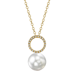 White South Sea Pearl & Diamond Maya Pendant