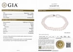 9.5-10mm Japanese Akoya White Pearl Necklace - GIA Certified - Third Image