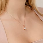 Freshwater Pearl Anastasia Pendant - Model Image