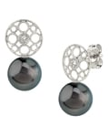 Tahitian South Sea Pearl & Diamond Faye Earrings