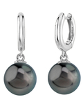 Tahitian South Sea Pearl Huggie Mary Earrings