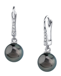 Tahitian South Sea Pearl & Diamond Susan Earrings