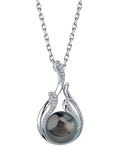 Tahitian South Sea Pearl & Diamond Layla Pendant