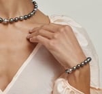 Tahitian South Sea Pearl Drop Shape Bracelet - Secondary Image