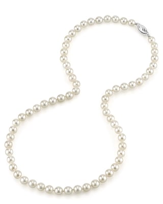5.5-6.0mm Akoya White Pearl Bracelet - Choose Your Quality