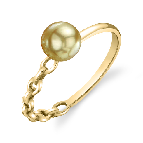 Golden South Sea Pearl Felice Ring