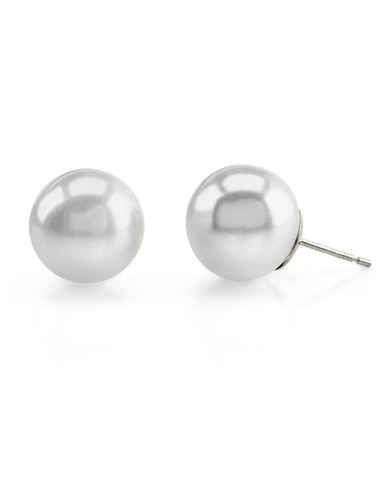 White South Sea Pearl Earrings | The Pearl Source