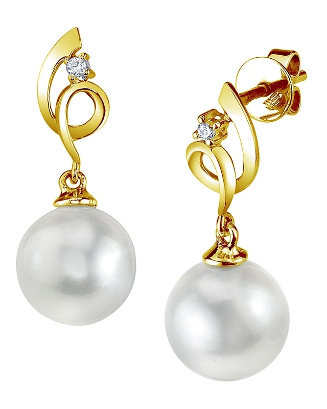 South Sea Pearl & Diamond Symphony Earrings