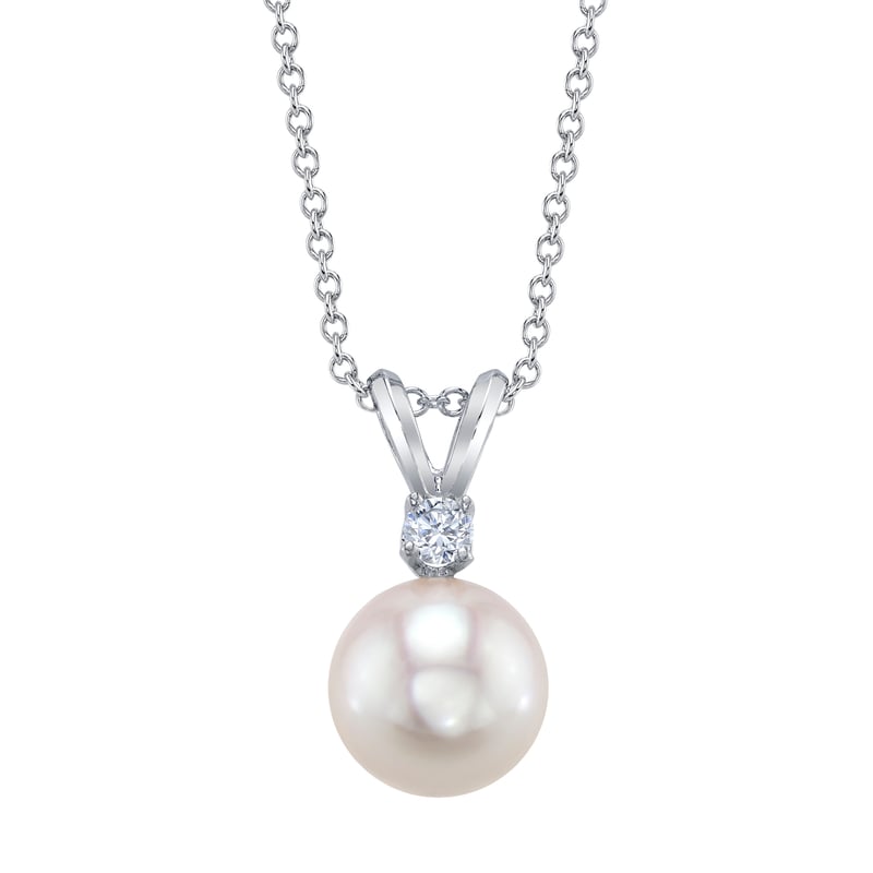 Akoya Pearl & Diamond Classic Pendant