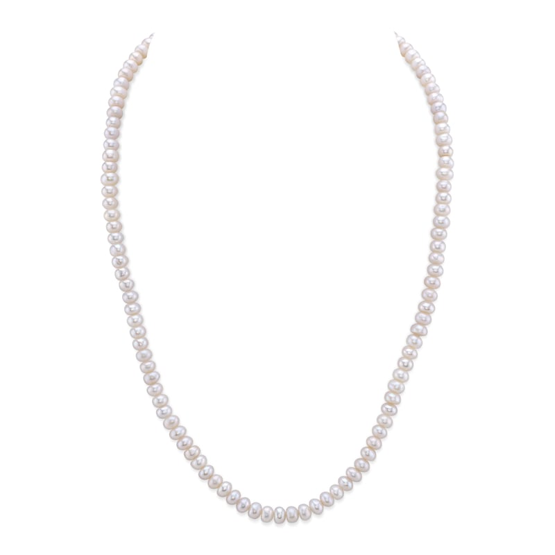 4.5-5.0mm White Freshwater Pearl Logan Necklace