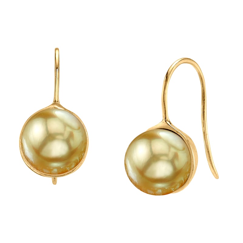 Golden South Sea Pearl Harriett Earrings