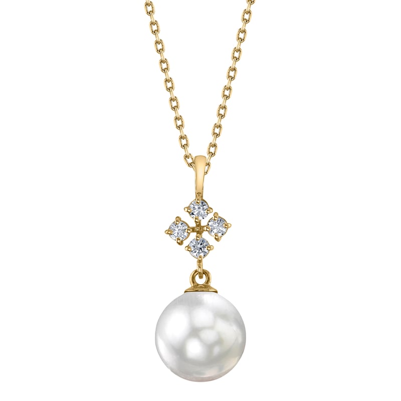 White South Sea Pearl & Diamond Millie Pendant