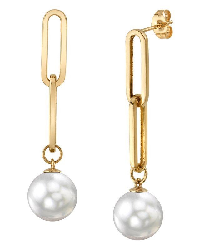 White South Sea Pearl Nola Earrings