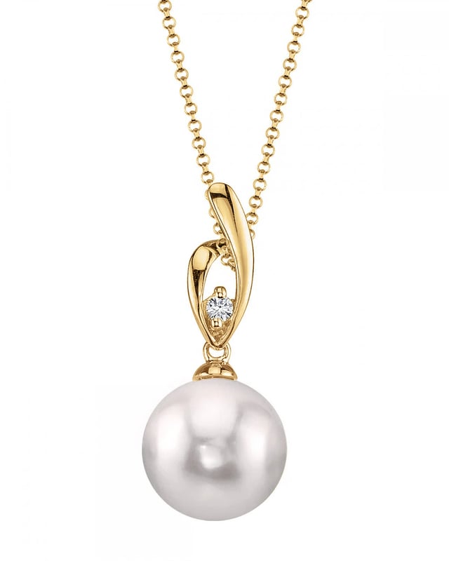 Akoya Pearl & Diamond Lois Pendant