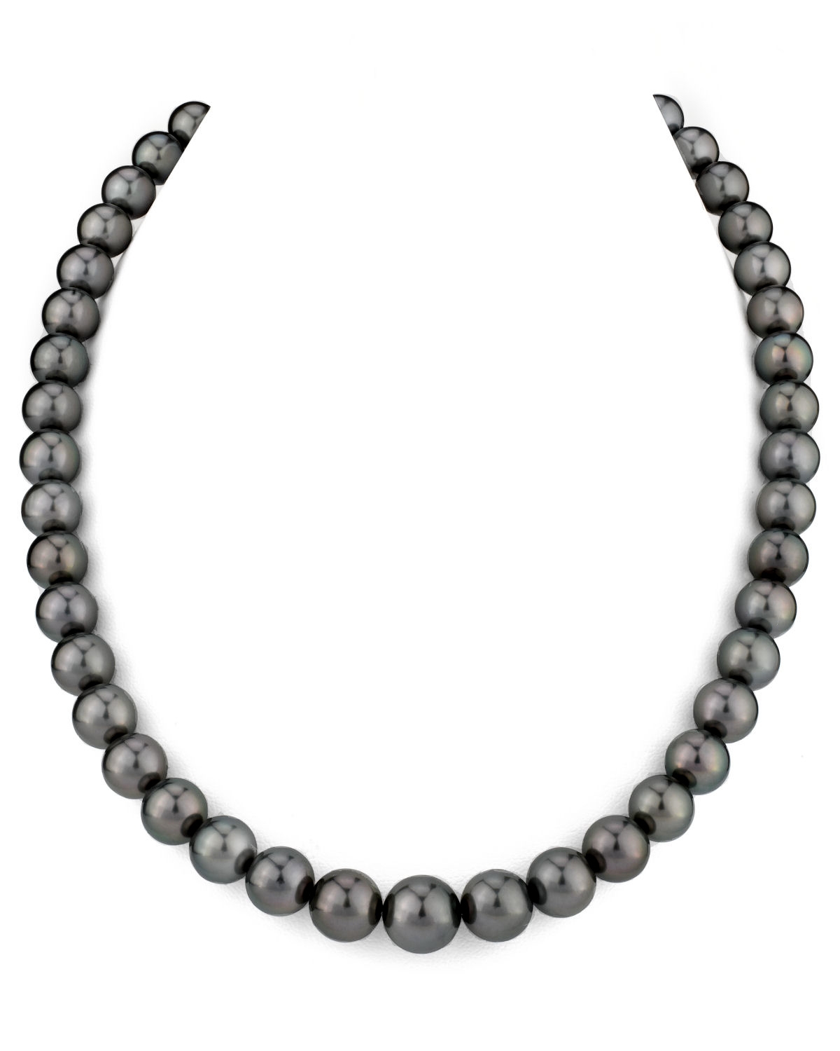 8-10mm Black Tahitian South Sea Cultured Pearl Necklace