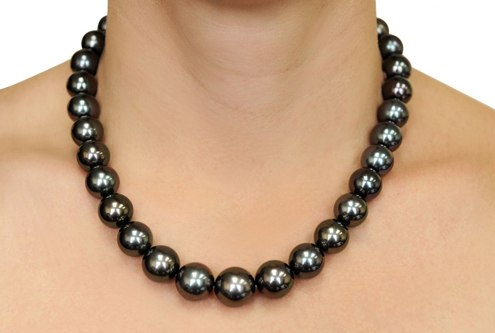 Mm Tahitian South Sea Pearl Necklace AAAA Quality