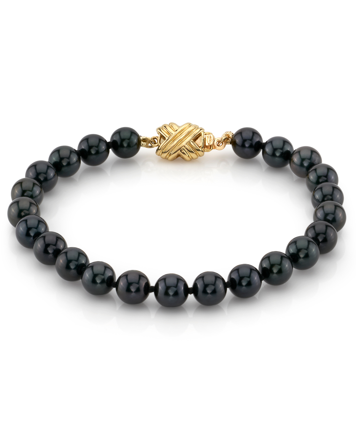 6.0-6.5mm Akoya Black Pearl Bracelet