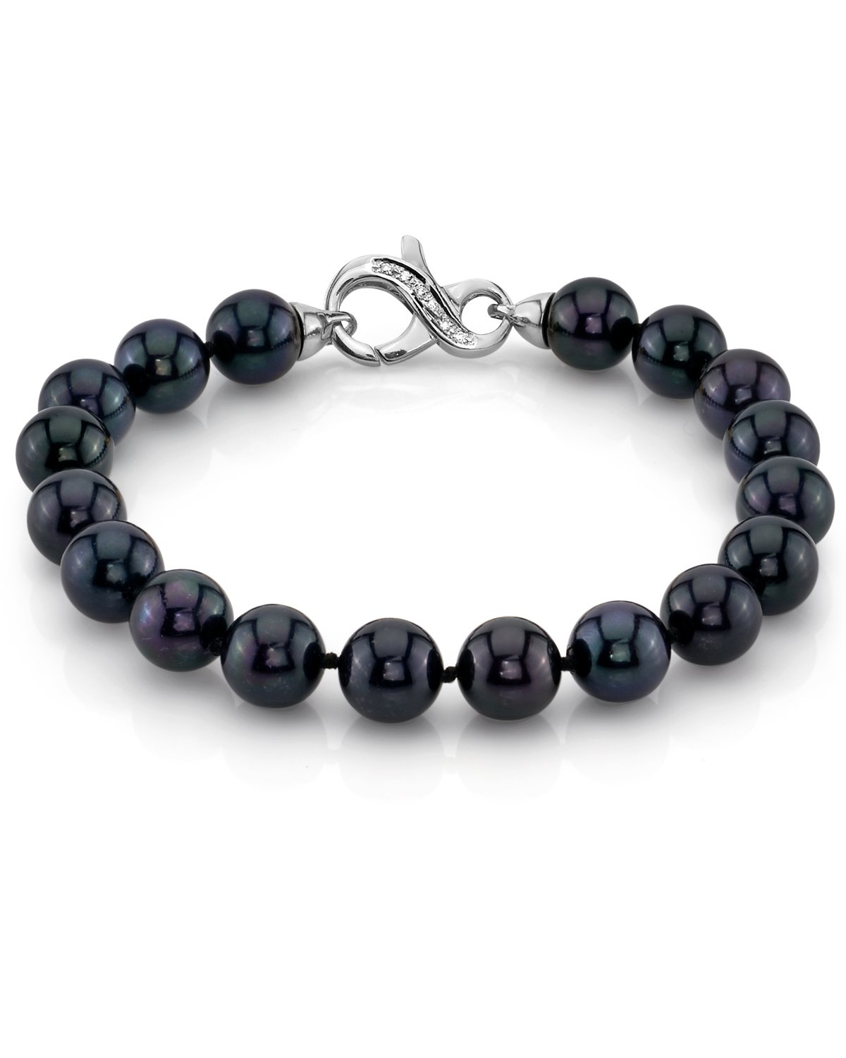 8.0-8.5mm Akoya Black Pearl Bracelet