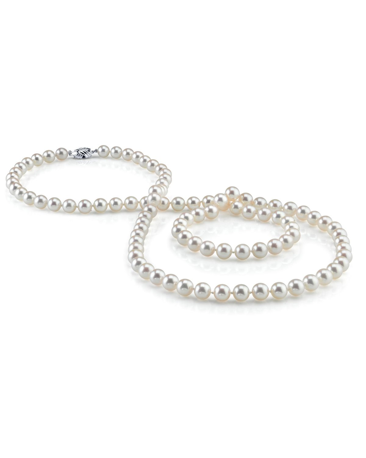 8.5-9.0mm Opera Length Japanese Akoya Pearl Necklace