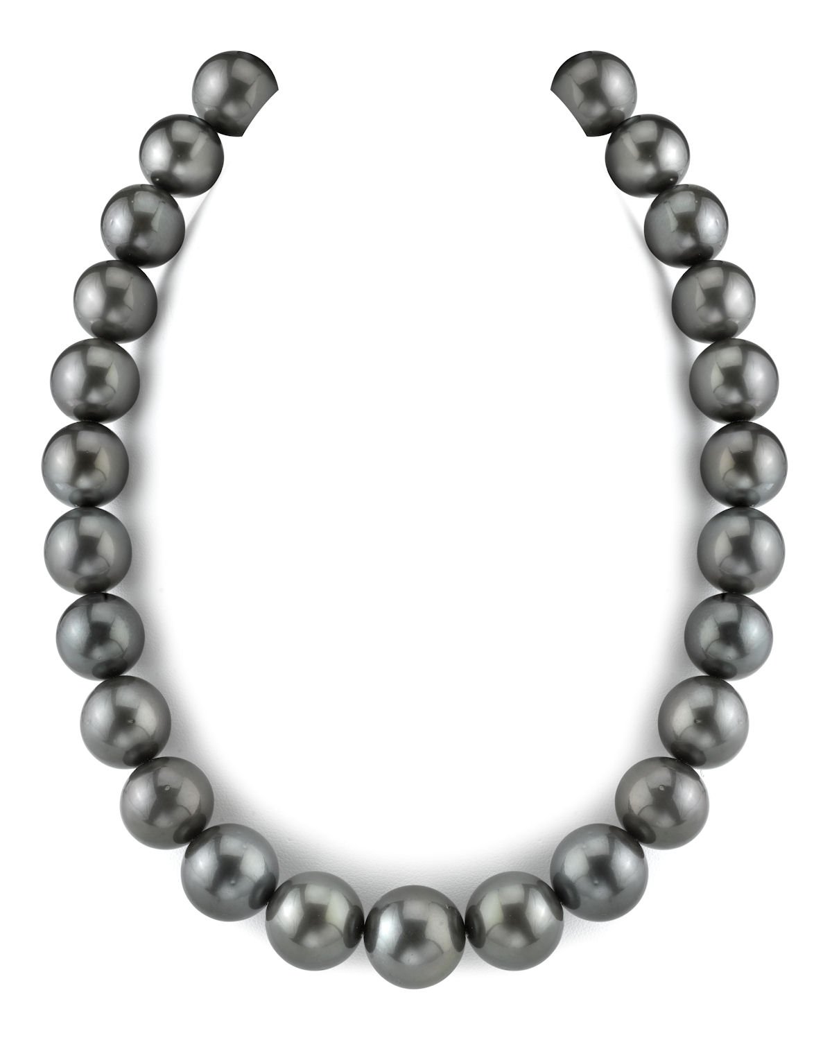 15-17mm Black Tahitian South Sea Pearl Necklace - AAA Quality