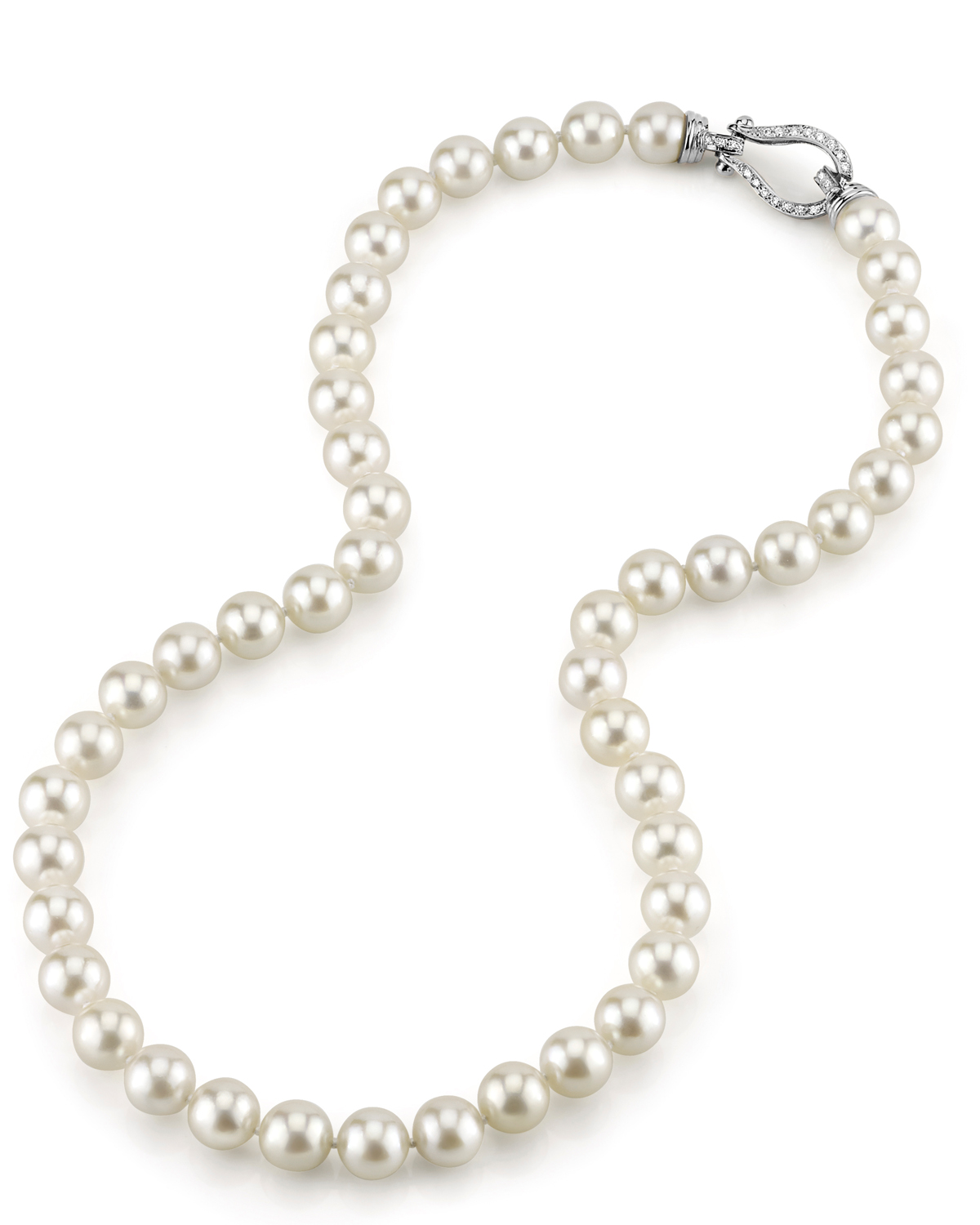 8.5-9.0mm Japanese Akoya White Pearl Necklace- AAA Quality