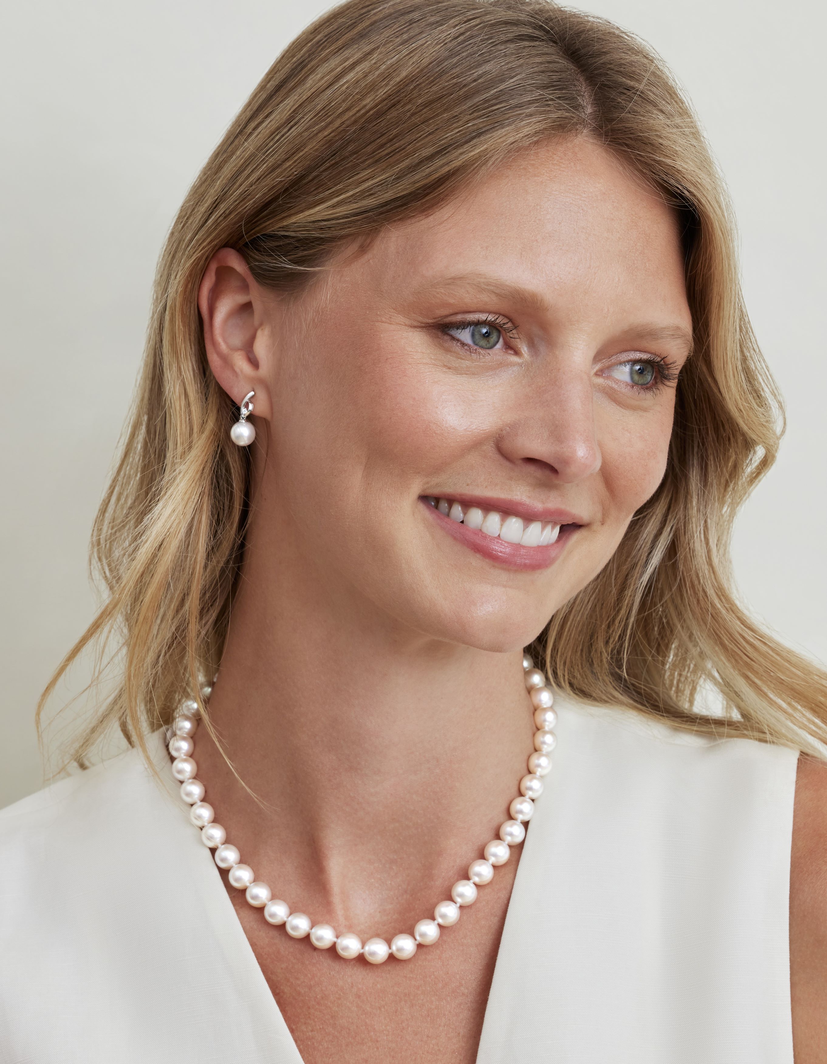 Akoya Pearl & Diamond Lois Earrings