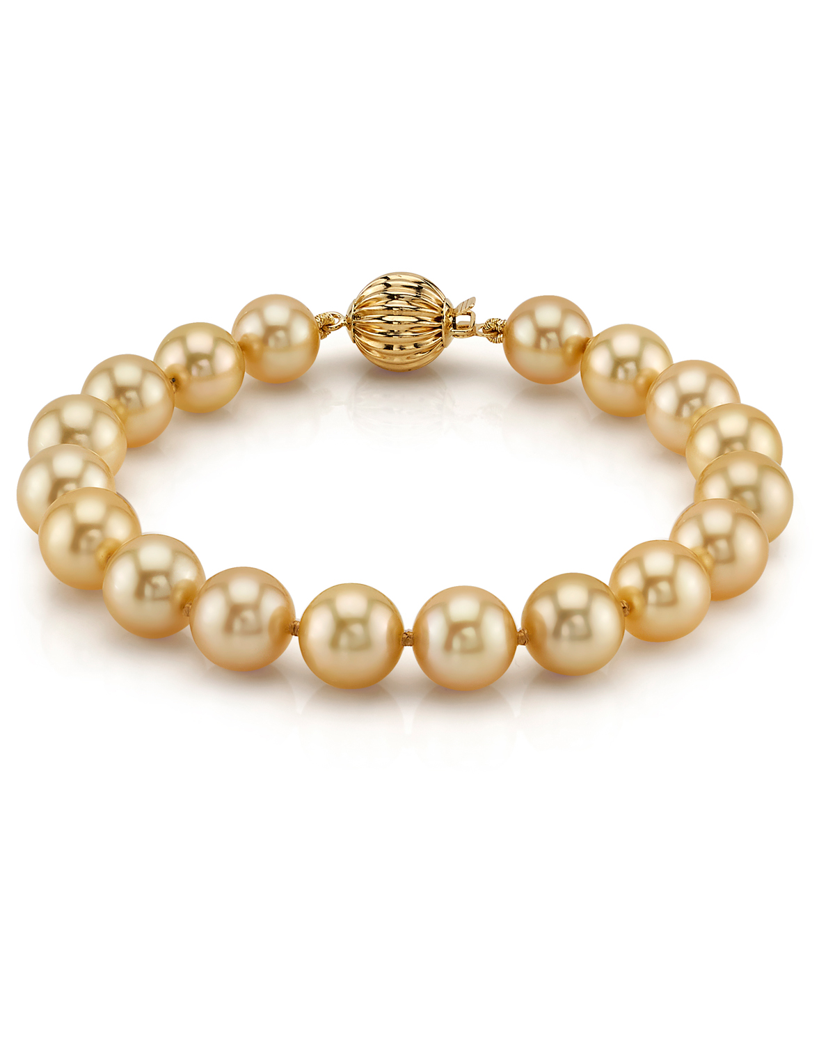 8-9mm Golden South Sea Pearl Bracelet