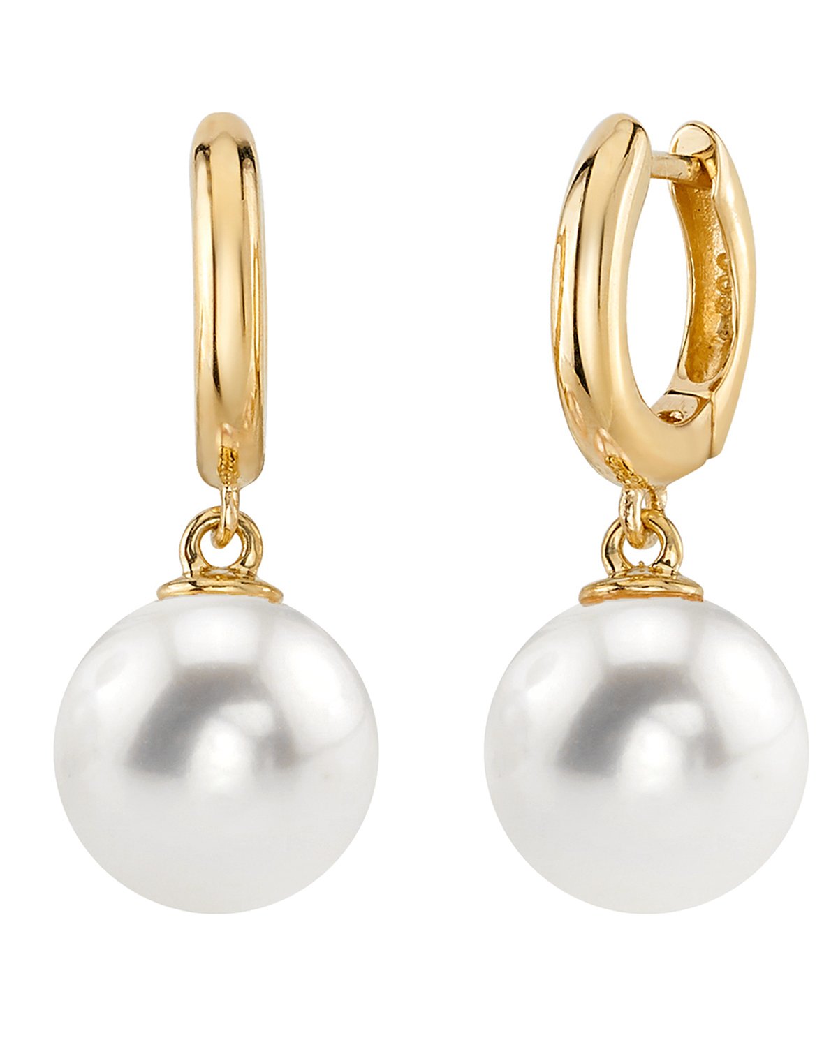 Freshwater Pearl Huggie Mary Earrings