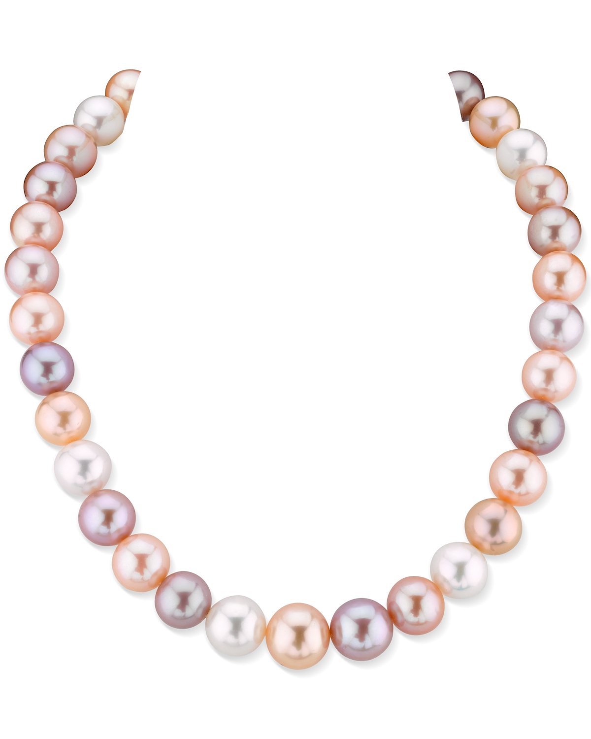 11 5 12 5mm Freshwater Multicolor Pearl Necklace Aaa Quality