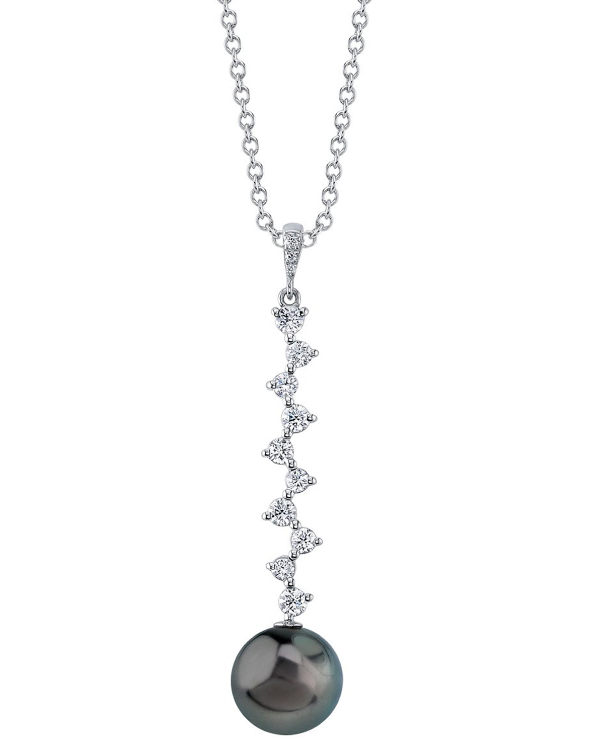 Tahitian South Sea Pearl & Diamond Naomi Pendant