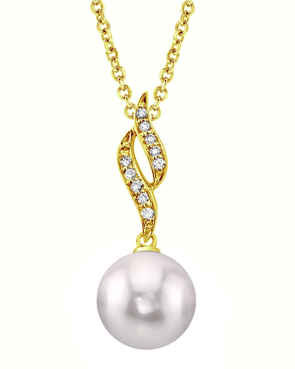 Akoya Pearl & Diamond Suzanna Pendant