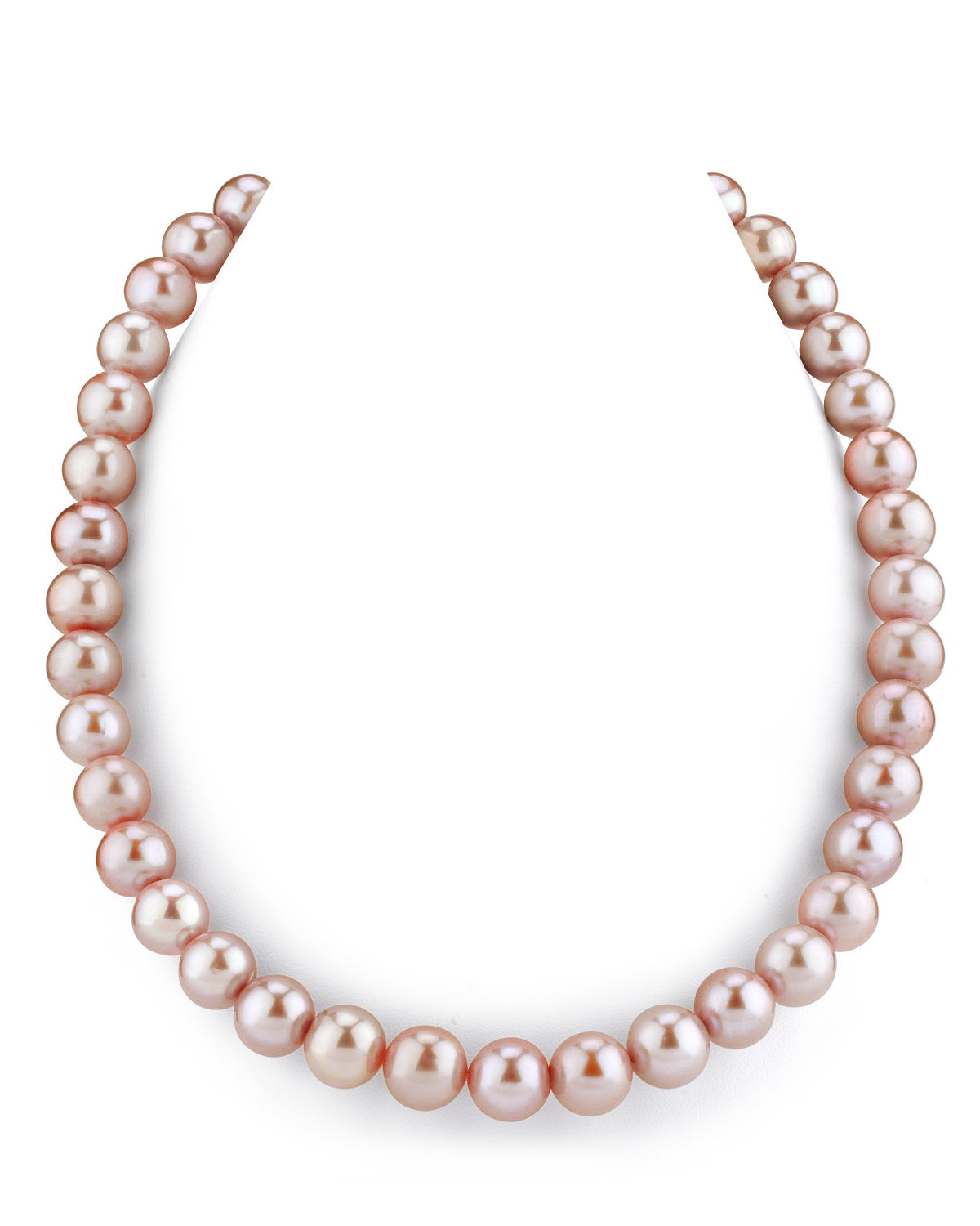 11 12mm Pink Freshwater Pearl Necklace 1022