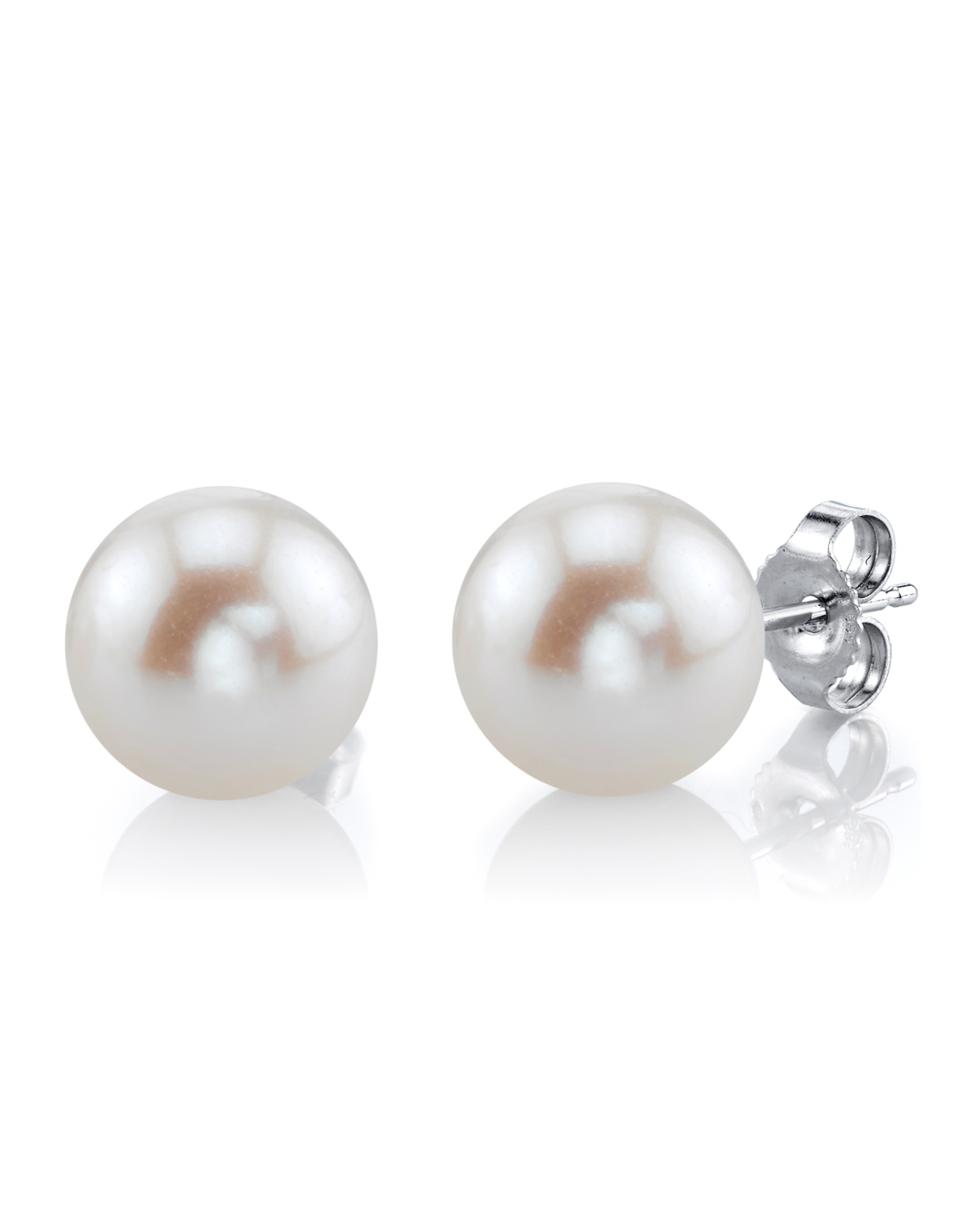 real pearl stud earrings