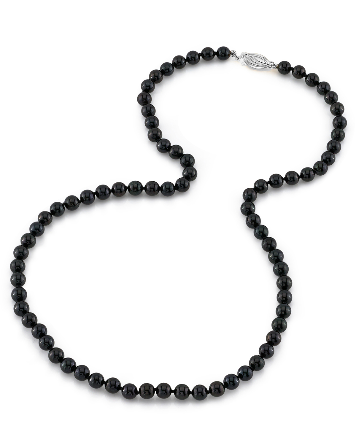 black and white pearl necklace