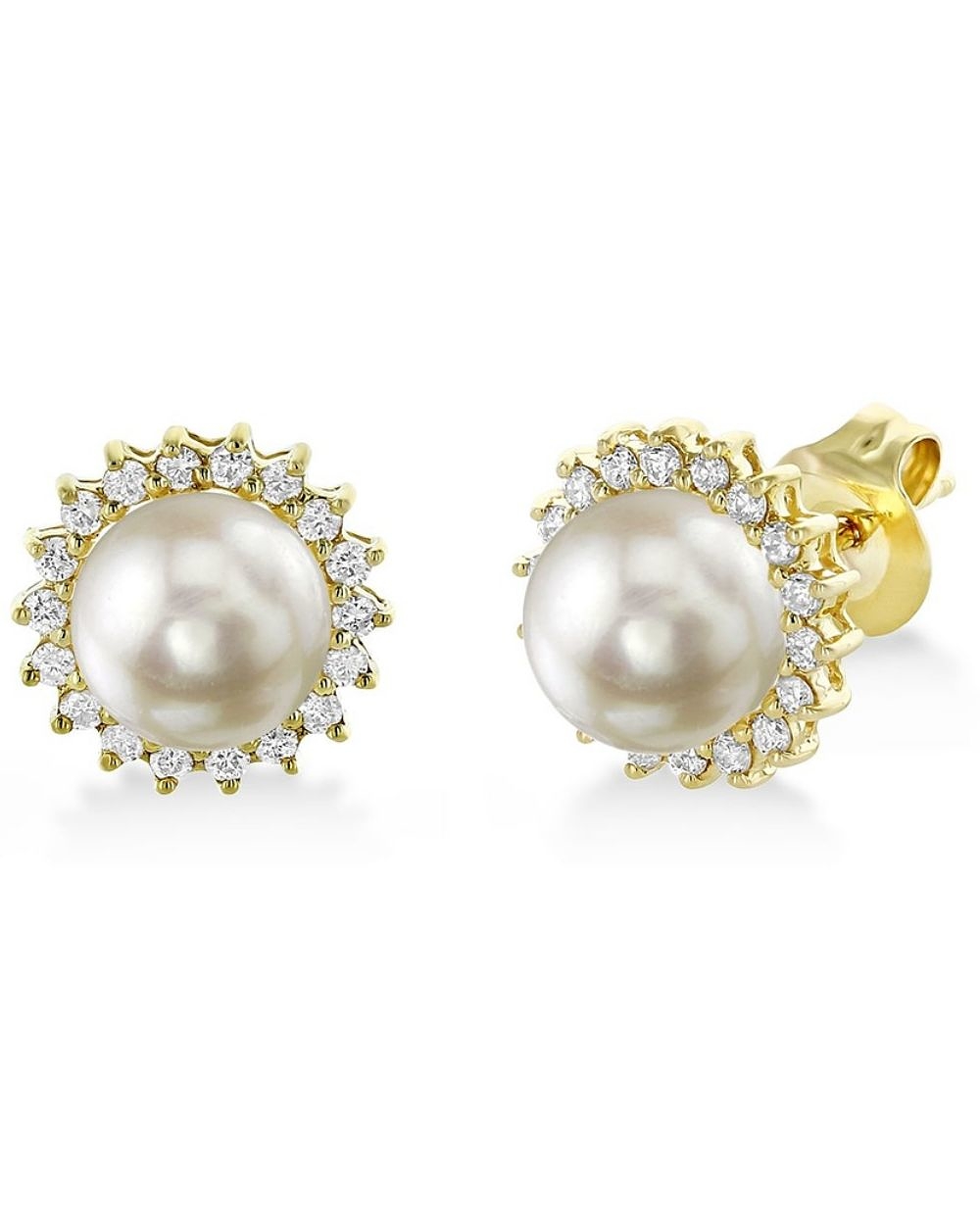 Akoya Pearl & Diamond Tessie Earrings