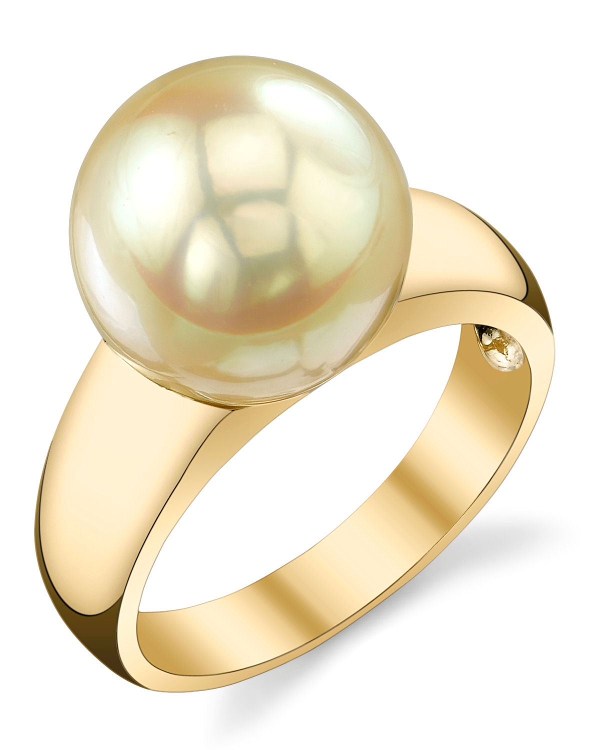 Buy Golden South Sea Pearl Abigail Ring for $ 729 - The Pearl Source