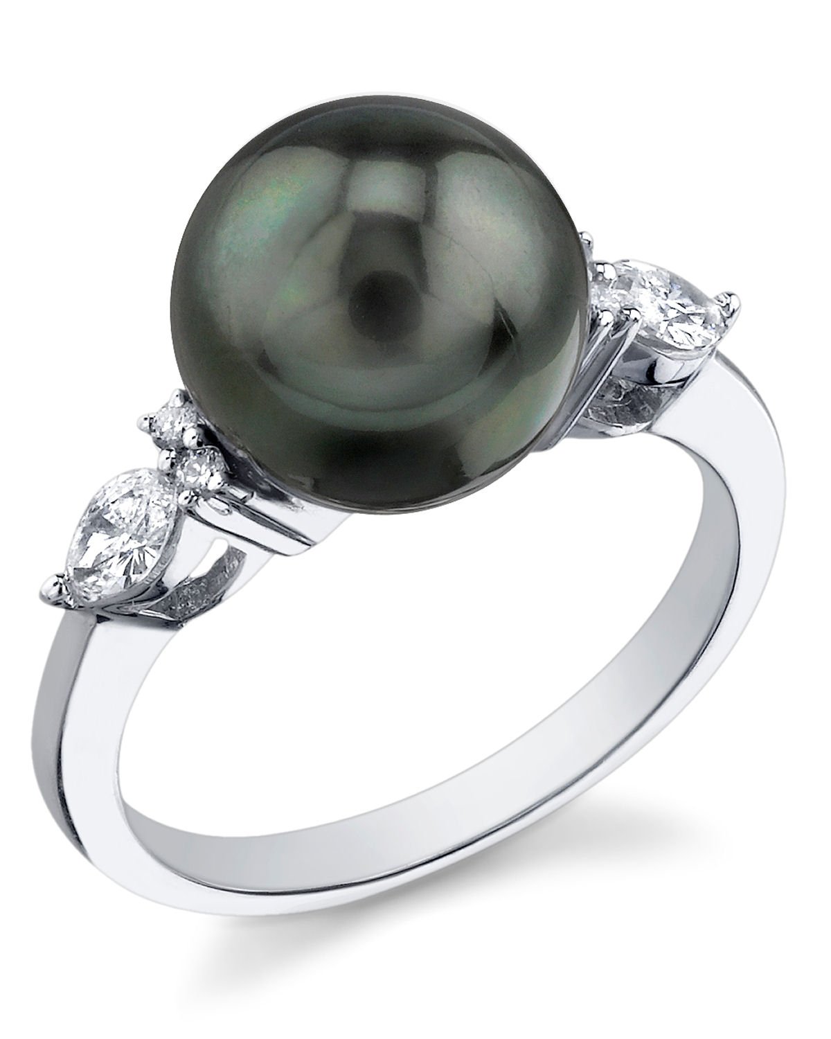 Tahitian Pearl & Diamond Venus Ring